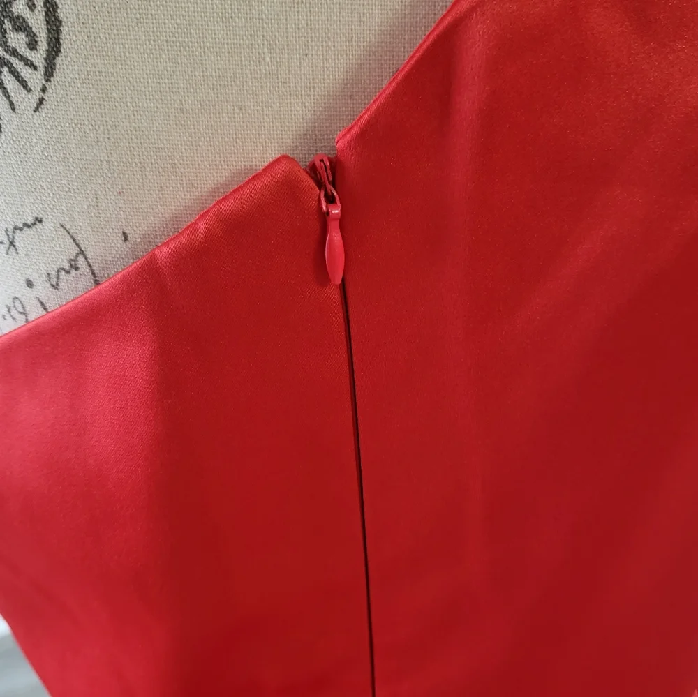 Red Prom Wedding Dress - Picture 9 of 12